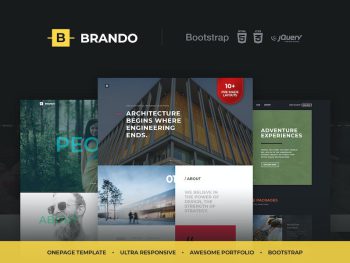 Brando Responsive & Multipurpose OnePage Template Yazı Tipi