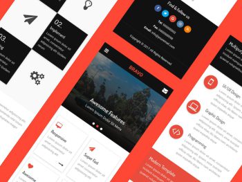 Bravo - HTML Mobile Template Yazı Tipi