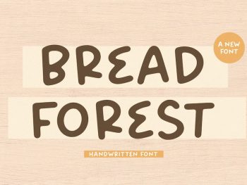 Bread Forest - Handwritten Font Yazı Tipi