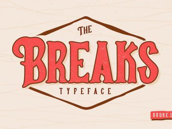 Breaks Typeface Yazı Tipi