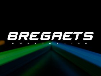 Bregaets - Display Font Yazı Tipi