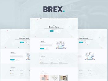 Brex - One Page Parallax Yazı Tipi