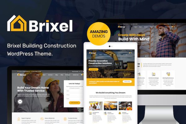 Brixel Building Construction WordPress Teması