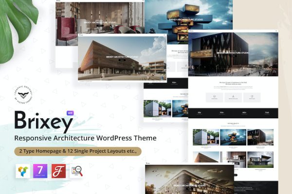 Brixey – Responsive Architecture WordPress Teması