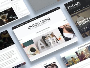 Brixton - A Responsive  Blog Theme WordPress Teması