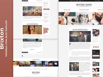 Brixton - Minimal & Personal HTML Blog Template Yazı Tipi