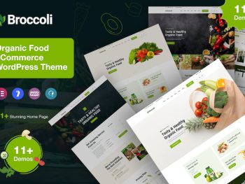 Broccoli - Organic Shop WooCommerce Theme WordPress Teması