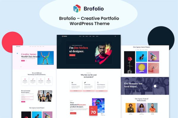 Brofolio – Creative Portfolio WordPress Teması