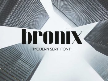 Bronix Font Yazı Tipi