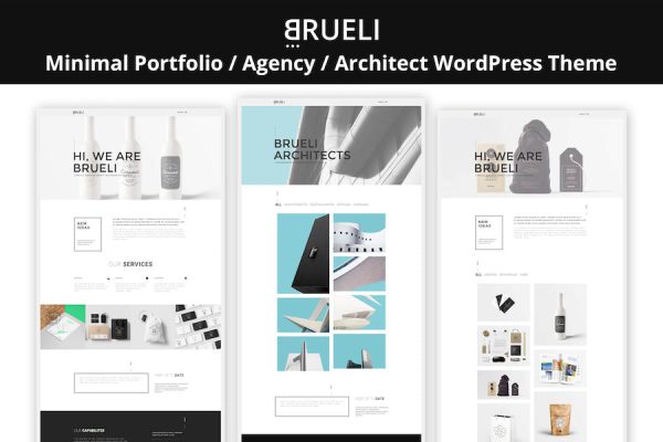 Brueli - Portfolio Agency Architect WordPress Teması