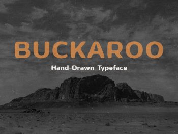 Buckaroo - Desert Typeface Yazı Tipi