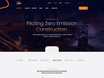 Bulter - Clean Construction WordPress Teması