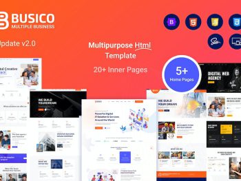 Busico - Multipurpose Bootstrap Template Yazı Tipi