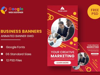 Business Animated Banner GWD Yazı Tipi