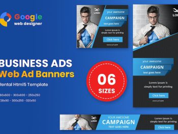 Business Banners Google Web Design HTML5 Yazı Tipi