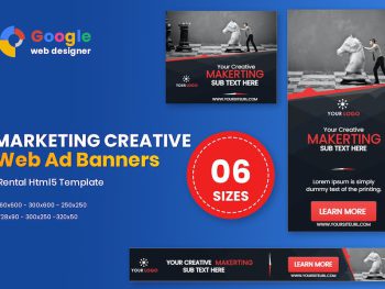 Business Banners HTML5 Animate GWD Yazı Tipi