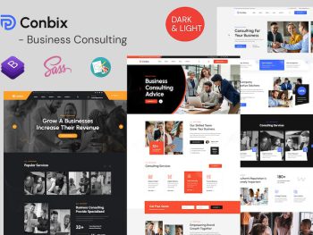 Business Consulting HTML & Bootstrap Template Yazı Tipi