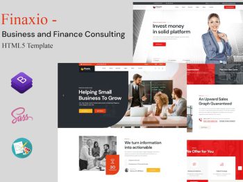 Business & Finance Consulting Bootstrap Template Yazı Tipi