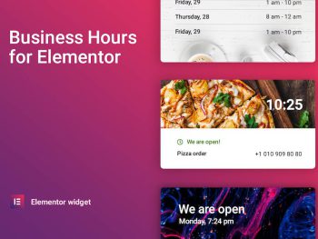 Business hours for Elementor WordPress Eklentisi