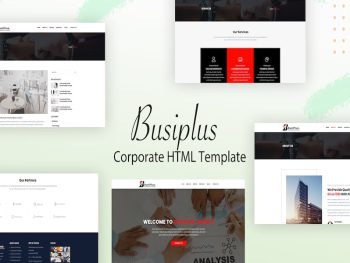 Busiplus - Corporate Business HTML5 Template Yazı Tipi