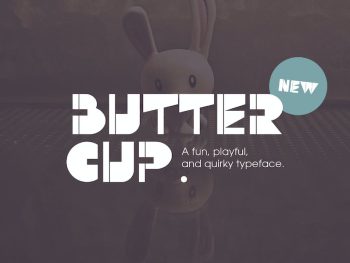 Buttercup - Playful Display Yazı Tipi