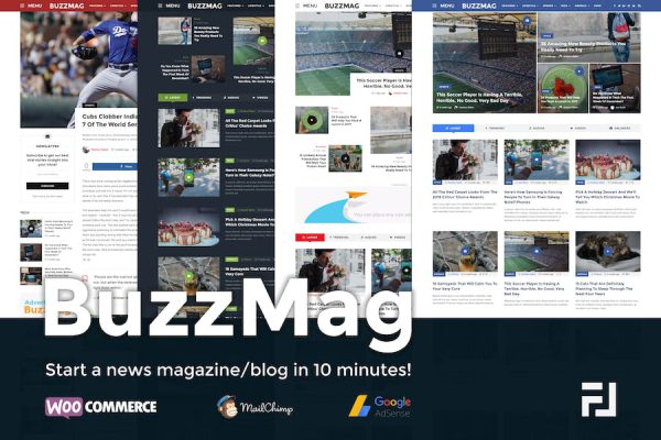 BuzzMag - Viral News  Magazine/Blog Theme WordPress Teması