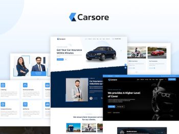 CARSORE – Car Loan Insurance HTML Template Yazı Tipi