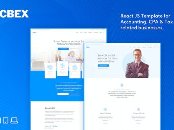 CBEX – Responsive Finance React JS Template Yazı Tipi