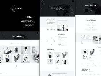 CEZAN - Minimal Creative WordPress Teması