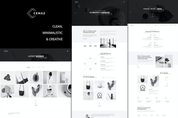 CEZAN - Minimal Creative WordPress Teması