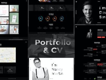 CV Portfolio - Portfolio HTML Template Yazı Tipi