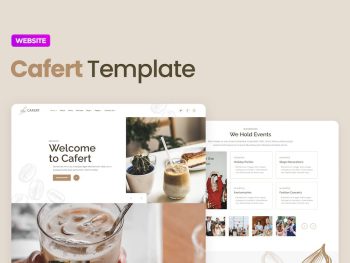 Cafe and Restaurant Website Template Yazı Tipi