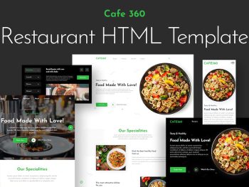 Cafe360 | Restaurant One Page HTML Template Yazı Tipi