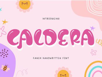 Caldera | Fancy Handwritten Font Yazı Tipi