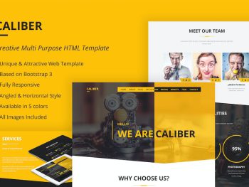 Caliber - Creative Multi Purpose HTML Template Yazı Tipi