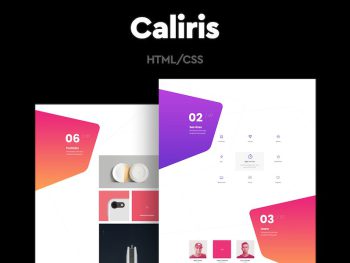 Caliris - Responsive One Page HTML Template Yazı Tipi