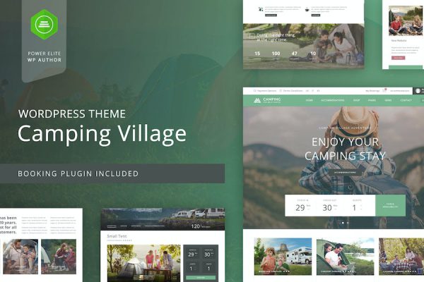 Camping WordPress Teması