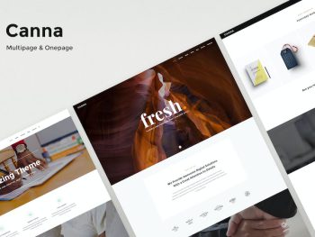 Canna - Creative Multi-Purpose HTML Yazı Tipi