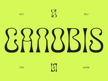 Canobis - Psychedelic Typeface Yazı Tipi