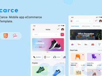 Carce - Mobile app eCommerce Template Yazı Tipi