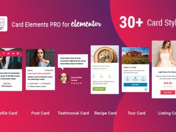 Card Elements Pro for Elementor WordPress Eklentisi