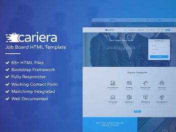 Cariera - Job Board HTML Template Yazı Tipi