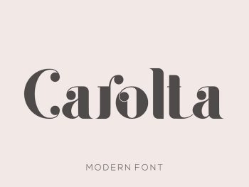 Carolta Font Yazı Tipi