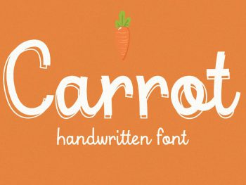 Carrot - Handwritten Font Yazı Tipi