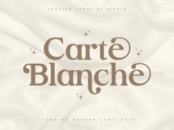 Carte Blanche | Stunning Serif Font Yazı Tipi