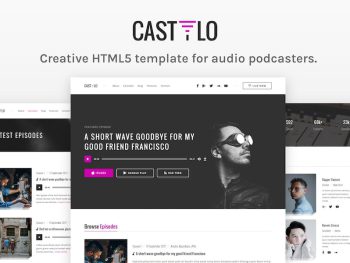 Castilo - Audio Podcast HTML Site Template Yazı Tipi