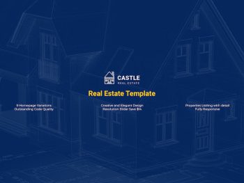 Castle - Real Estate Template Yazı Tipi