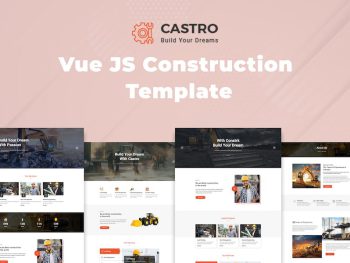 Castro – Vue JS Construction Template Yazı Tipi