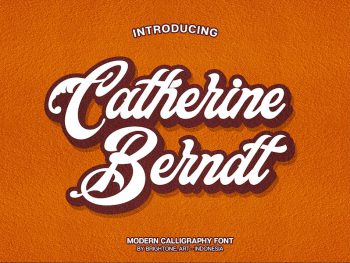 Catherine Bernatt - Vintage Script Yazı Tipi
