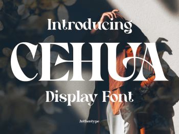 Cehua – Elegant Display Font Yazı Tipi